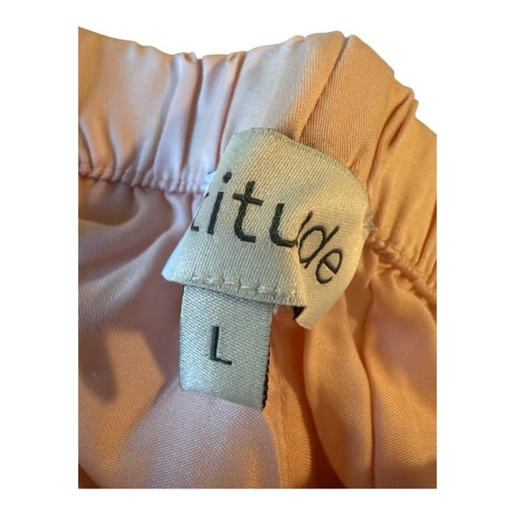 Ettitude Sateen Shortie (Cloud Pink) Large Intimates Pajamas Lounge Shorts NEW - Picture 5 of 13